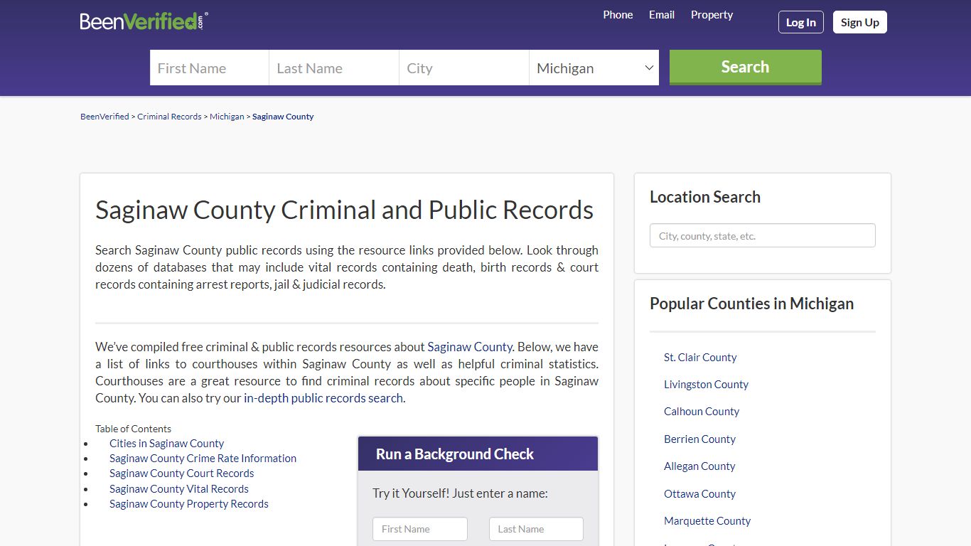 Saginaw County Arrest Records in MI - Court & Criminal ...